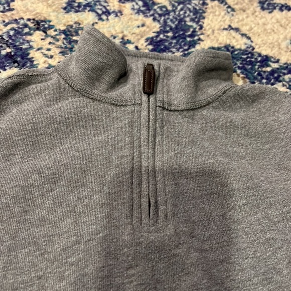 J-crew grey 3/4 zip sweater/sweat. Size 6/7 - Picture 2 of 3